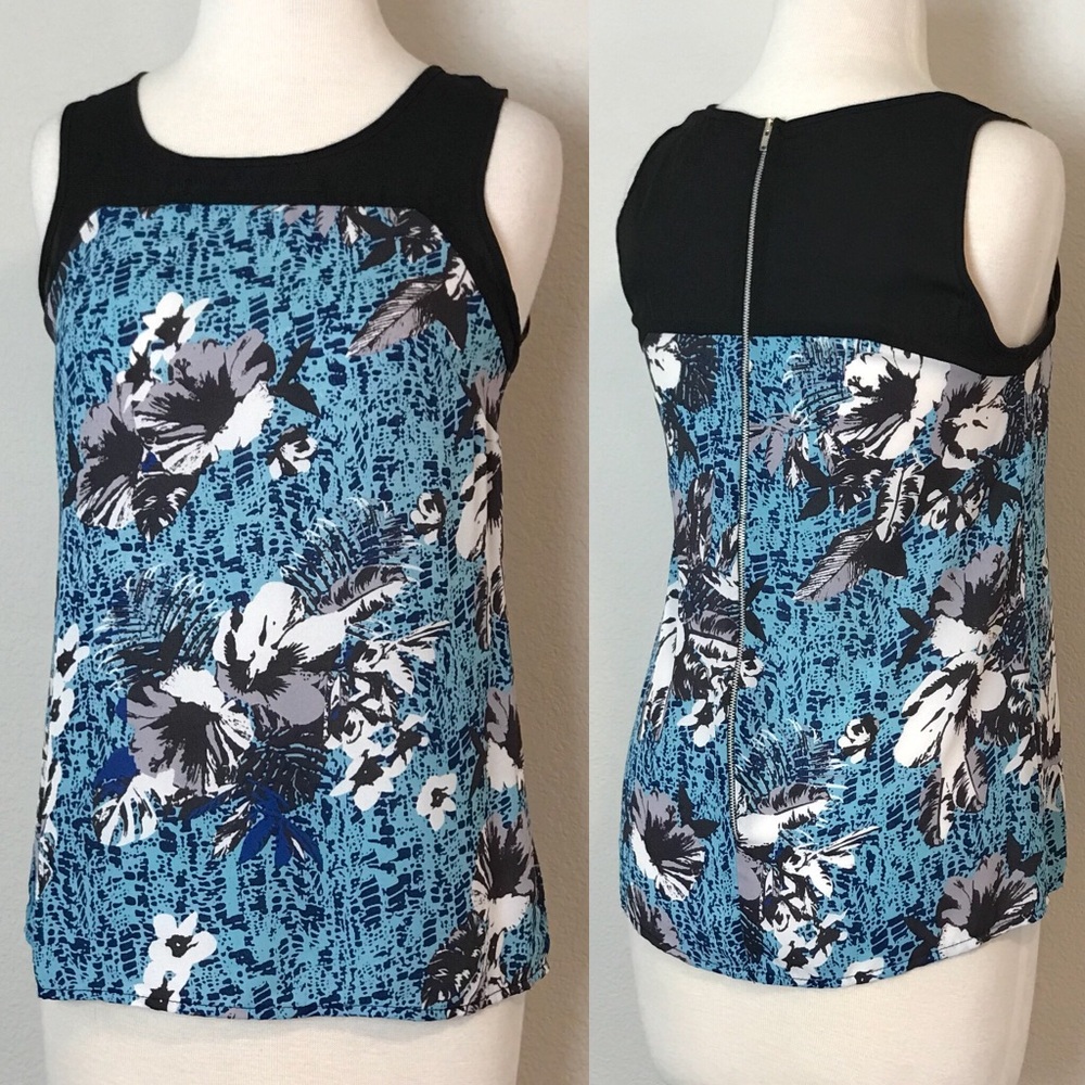 Romeo & Juliet Couture Sleeveless Floral Bā¦ā